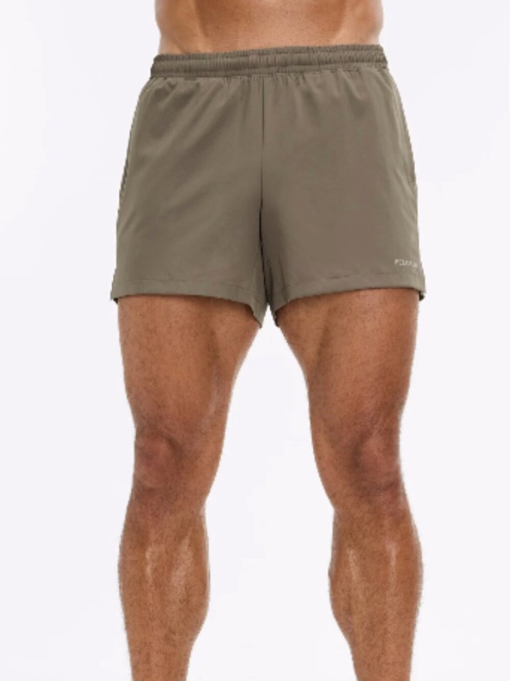 Peloton 5" Lined Training Short XL Brown Gym Shorts performance Dark Taupe